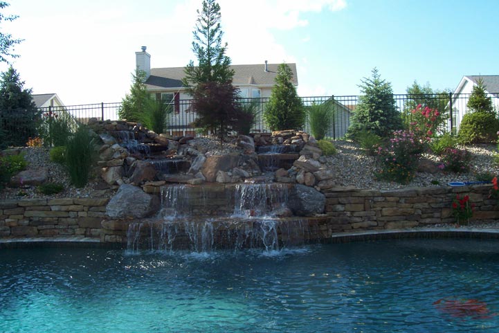Multi Tiered Water Feature by JLF Services